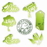 green eco stickers