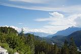 View of the Cheakamus River valley, Canada