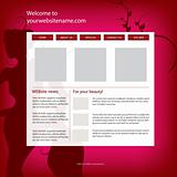 website design template for fashion,beauty,luxury products.
