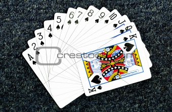 Poker card;Spade