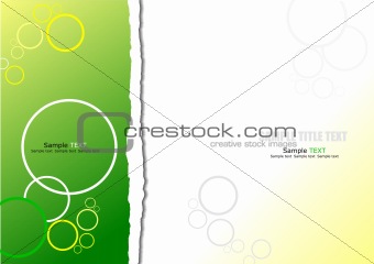 Yellow green abstract background