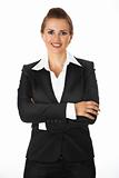 business woman with crossed arms on chest