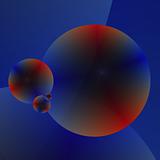 Red and Blue Spheres