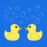 bathing ducks