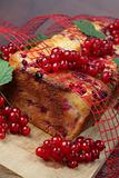 Red currant sponge cake