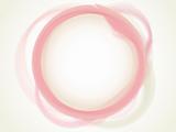 Abstract Pastel pink aqua circle