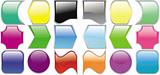 Illustration of various color computer icons