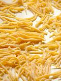 Homemade pasta. Noodles.