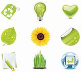 Vector ecology icon set. Part 4