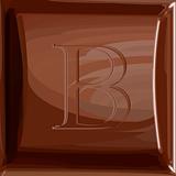 One letter of chocolate alphabet