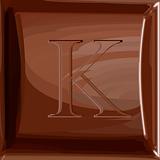 One letter of chocolate alphabet