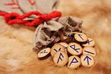 Runes with pouch