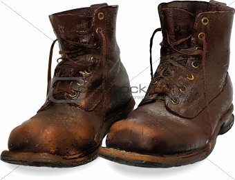 Vector old boots