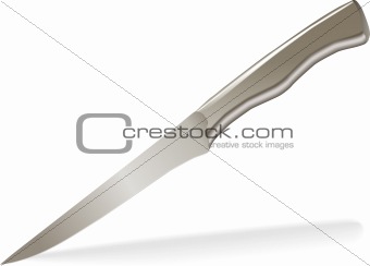 Vector kitchen boning knife