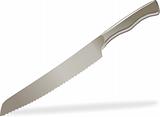 Vector kitchen bread knife.