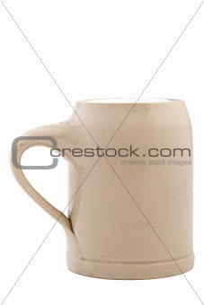 Beercup with beer isolated