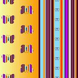Seamless colorful striped pattern