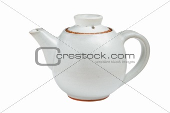 Chinese tea pot isolated