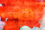 Abstract grunge paint - handmade for colorful background