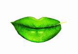 green lips