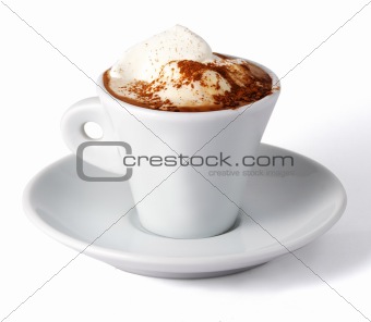Coffee with ice-cream