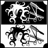 logo for registration of hairdressing
