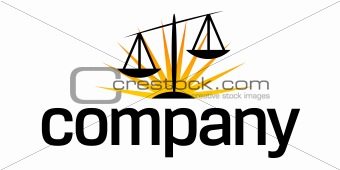 Scales logo for legal business