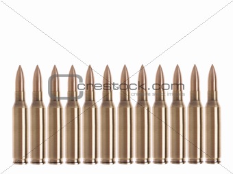 Bullets isolated