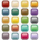 Web buttons assorted colors
