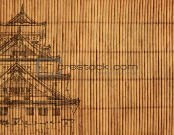 Japanese reed mat