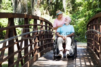 Senior Caretaker on Bridge
