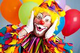 Surprised Birthday Clown
