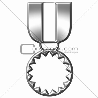 3D Silver Medal of Honour