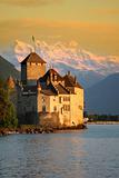 The Chillon castle in Montreux (Vaud),Switzerland