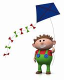 boy with kite