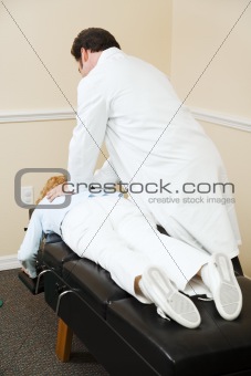 Chiropractor Doing Alignment