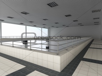 Interior of a public building.txt