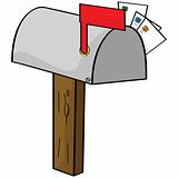 Cartoon mailbox