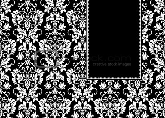 Vector Banner Frame and Pattern