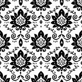 Vector Daisy and Vine Pattern