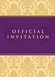 Vector Official Invitation Background