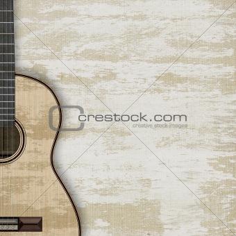 abstract musical background guitar