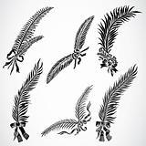 Vector Feather Set