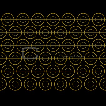Vector Gold Circle Pattern