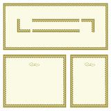Vector Gold Frame Set and Pieces