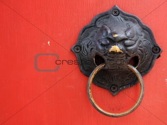 Thai style doorknocker
