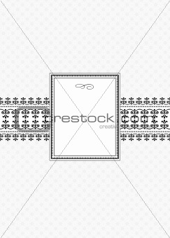 Vector Decorative Frame and Pattern