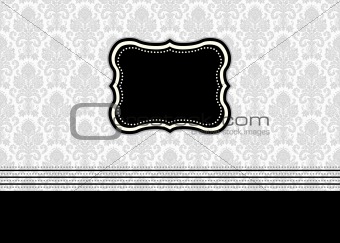 Vector Striped Pattern and Frame
