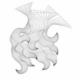Vector Swirl Ornament