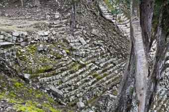 Stairs in ancient Copan